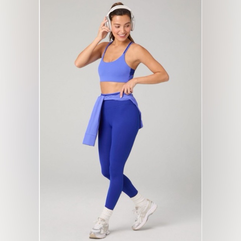 NWT- Fabletics Boost PowerHold HW Legging -ADMIRAL BLUE/ SAPPHIRE SKY(27”inseam)